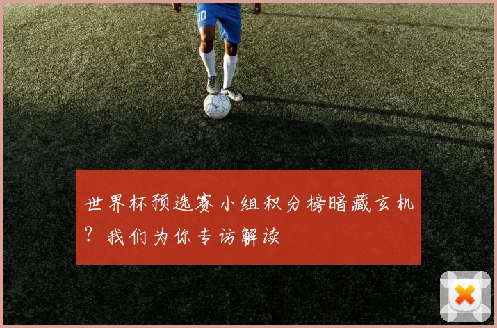 世界杯预选赛小组积分榜暗藏玄机？我们为你专访解读